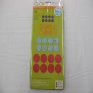 AccuQuilt GO Fabric Cutting Die Circle 1/2", 3/4", 1", and 1 1/4" " #55484