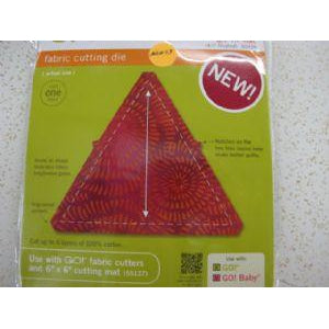 Accuquilt GO Fabric Cutting Die Equilateral Triangle 4 1/2" Sides 4 1/4" Finished #55429