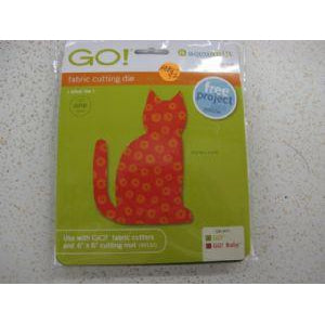 Accuquilt GO Fabric Cutting Die Calico Cat #55065
