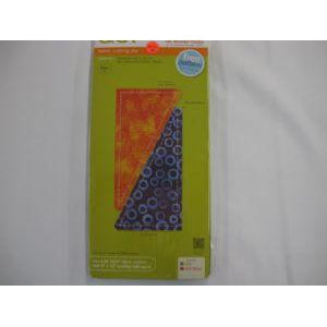 Accuquilt GO Fabric Cutting Die Half Rectangle Triangle 3" X 6" #55411