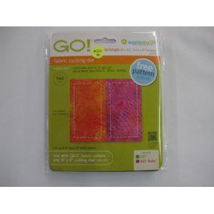 Accuquilt GO Fabric Cutting Die Rectangle 2" X 3 1/2" (1 1/2" X 3" Finished) #55158