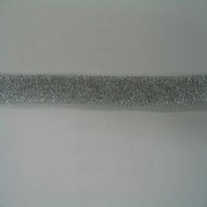 Cheerbraid 1/2" PolyesterSilver Metallic