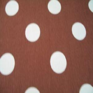 57" Drapery/Upholstery 100% Cotton Duck Weight Oxygen Dot Kelso Brown and Robin Blue