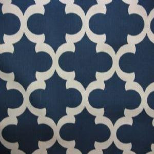 54" Drapery/Bedding/Upholstery 100% Cotton Fynn Cadet Macon Blue