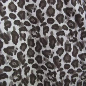 54" Drapery/Bedding/Upholstery 100% Cotton Dayo Italian Brown Linen Animal Print Chocolate