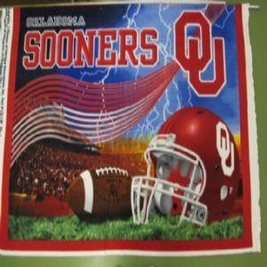 60" X 48" Fleece 100% Polyester Oklahoma University Stadium