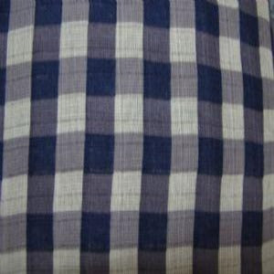55" <br>Double Gauze Swaddle Embrace 1/2" Gingham Check Navy