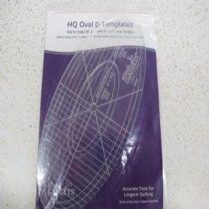 Handi Quilter Oval D Templates