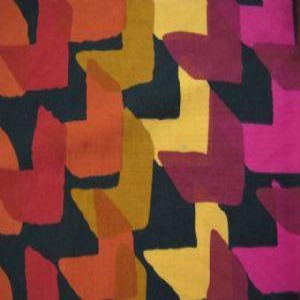60" Jersey Knit Geometric Shapes Pink and Rust 95% Poly/5% Spandex P-2251