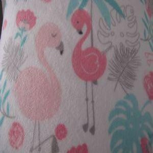 60" Minky Flamingle Blush 100% Polyester