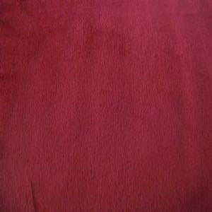 90" Minky 100% Polyester Solid Scarlet C390
