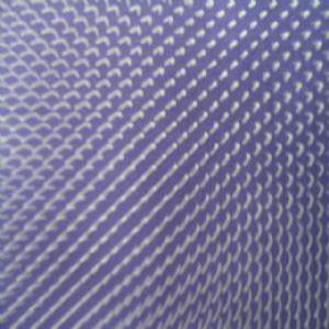 45" Pin Dot 100% Cotton White with Purple Background