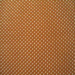 45" Pin Dot 100% Cotton White with Rust Background
