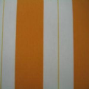 56" Outdoor UV and Waterproof Stripe Orange and Cream Wide