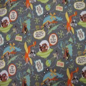 45" Little Flyers By Kelly Panacci Flyers Beep Gray 100% Cotton C4571