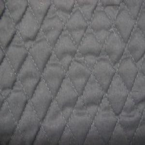 45" Quilted Single Face Black
