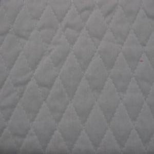 45" Quilted Single Face White