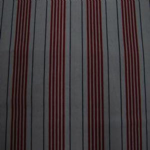 45" By The Sea Stripes Red, White and Navy 100% Cotton