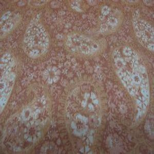 108" Quilting Backing 100% Cotton Paisley Peach 49374