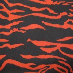 54" Rayon Print Red and Black