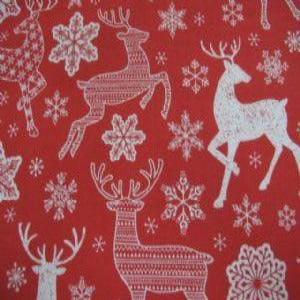 45" Wide Christmas Red Reindeer 49555