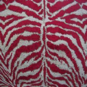 54" Upholstery Chenille Tiger Red