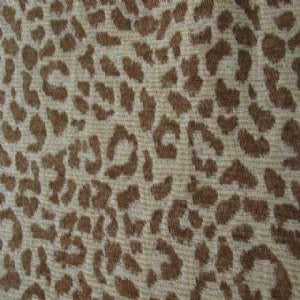 57" Upholstery Chenille Leopard Sand