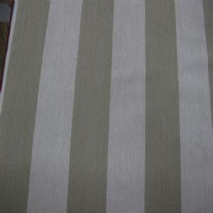 57" Drapery/Upholstery Stripe 2" RR Sage and Oatmeal